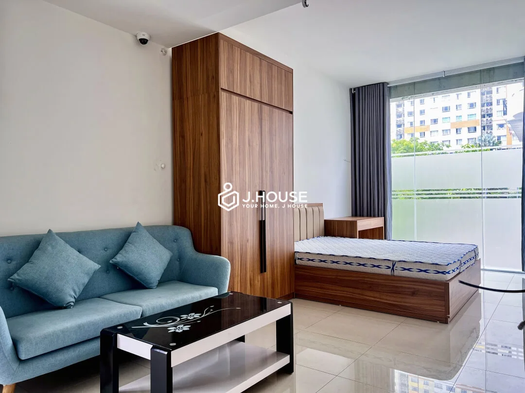 Cho thuê căn hộ dịch vụ studio Blue Eyes Thảo Điền, Quận 2