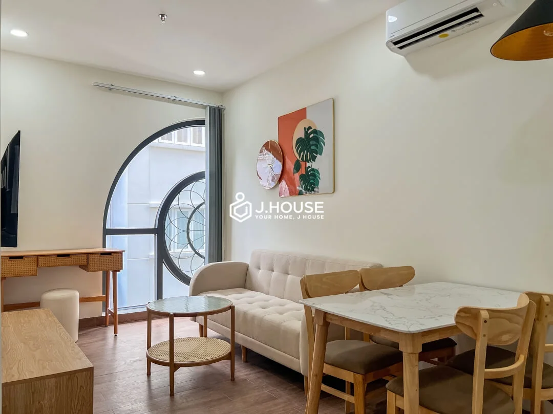 1BR Apartment For Rent with Balcony in Rex Residence, Binh Thanh