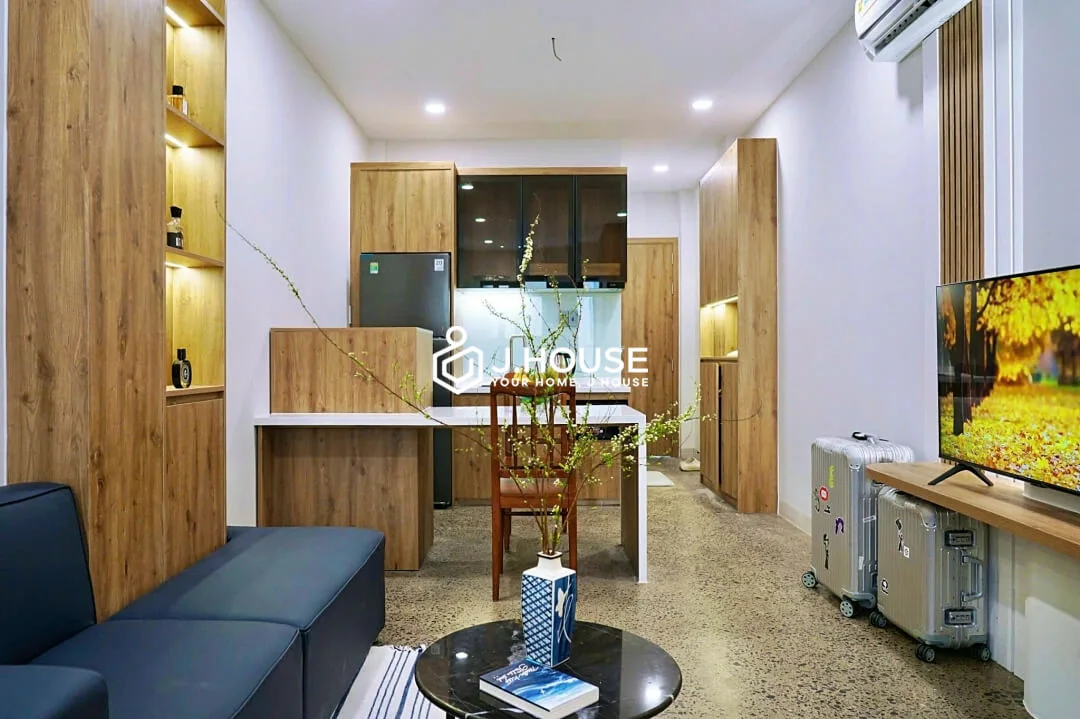 CHDV Hiện Đại Có Ban Công, Máy Giặt tại An Studio Apartment, Quận 1