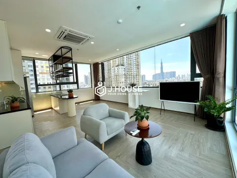 Luxury 2BR Penthouse for Rent at Genuss Apartments Thao Dien