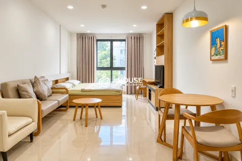 Bright Studio With Bathtub, Furnished at Anna Premier Apartment
