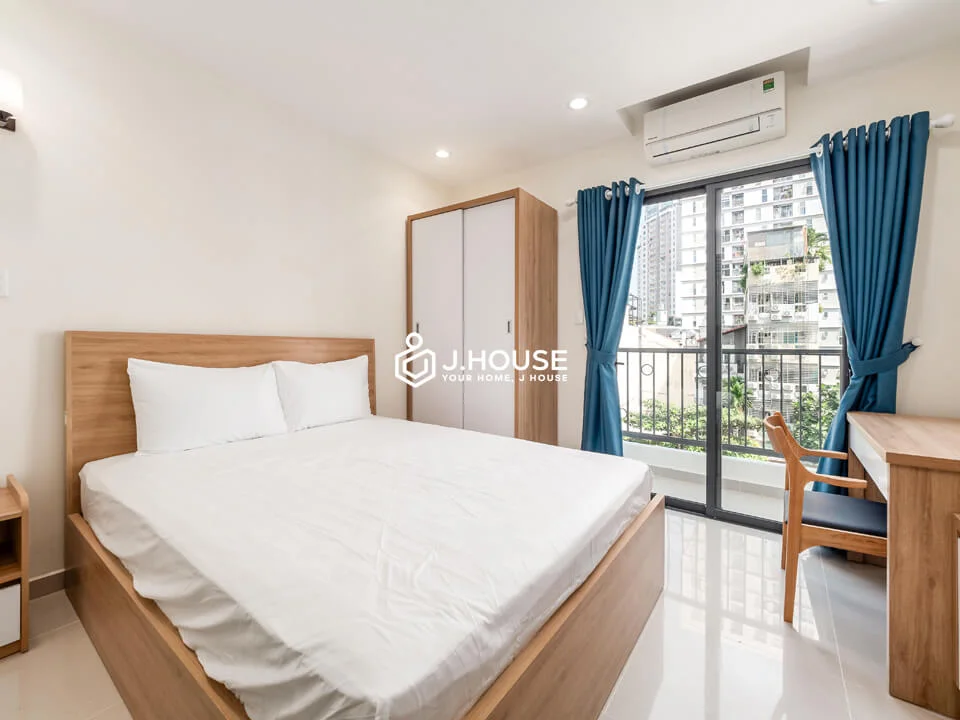 Bright 1-BR Serviced Apartment with Balcony (x03) at TOD Thao Dien