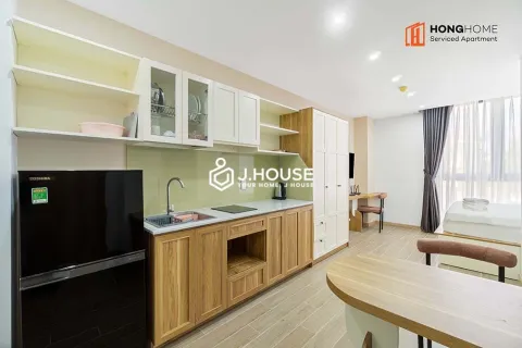 Bright Studio Apartment for Rent - Nami Airport Building, Tan Binh
