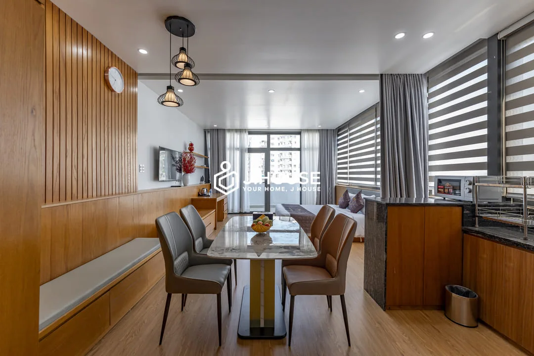 Cho Thuê Căn Hộ Studio Hiện Đại Có Ban Công - Thanh Long Apartment, TB