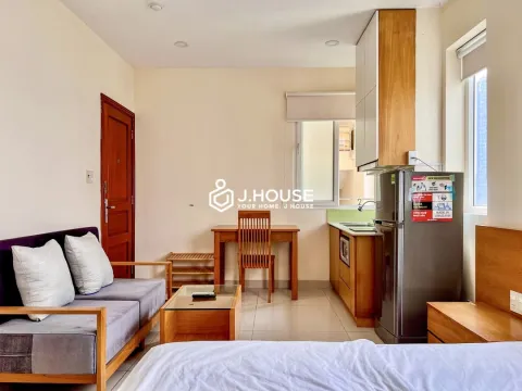 Top-floor Studio Apartment for Rent at Rex Apartment, Binh Thanh