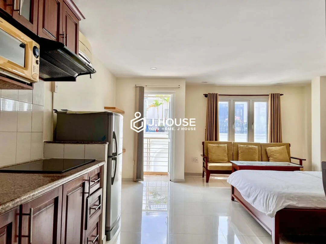 Fully Furnished Studio for rent at Lotus Apartment Binh Thanh