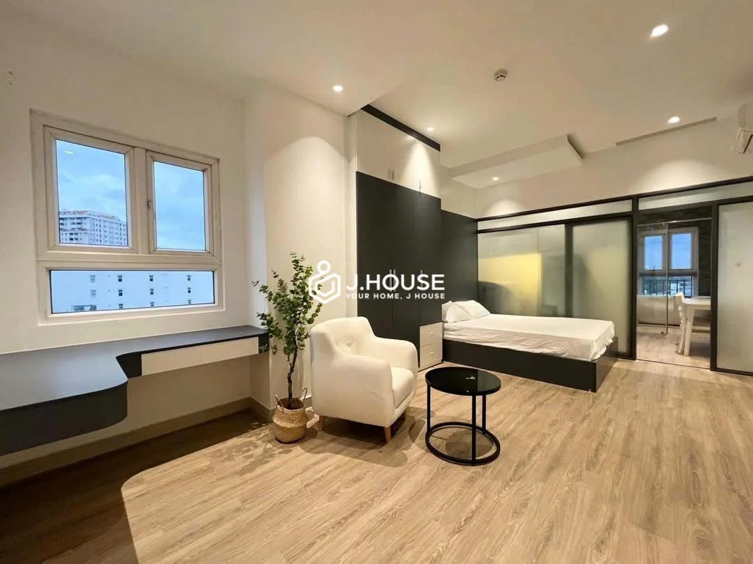 Thuê Studio Có Bồn Tắm Tầng Cao View Đẹp Bình Thạnh