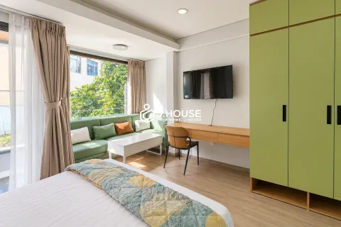 Modern 1-BR apartment for rent with a balcony at AV House D3