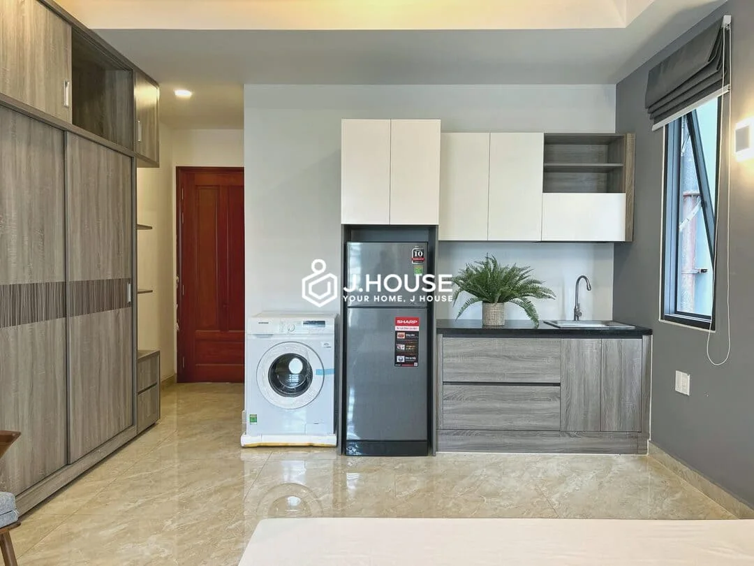 Bright Studio Apartment for Rent at NTP Apartment, District 5