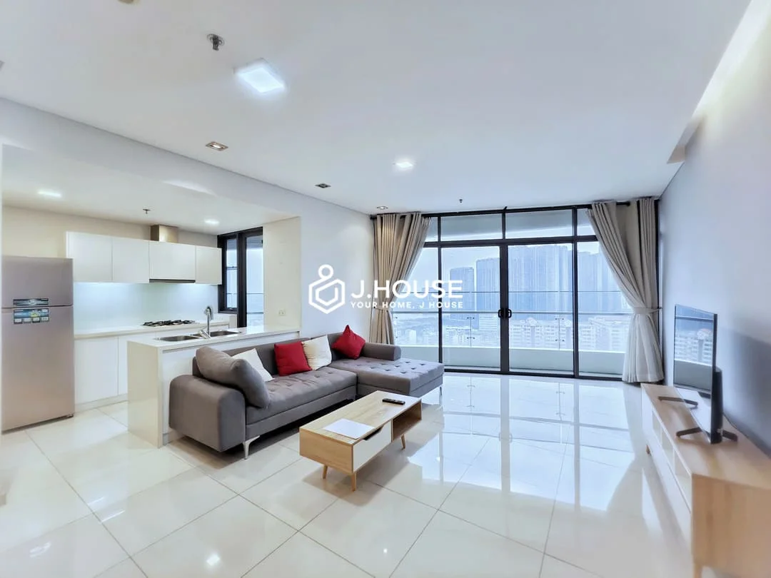 Cho Thuê Căn Hộ 2PN City Garden,117m², Tầng Cao, View Siêu Đẹp