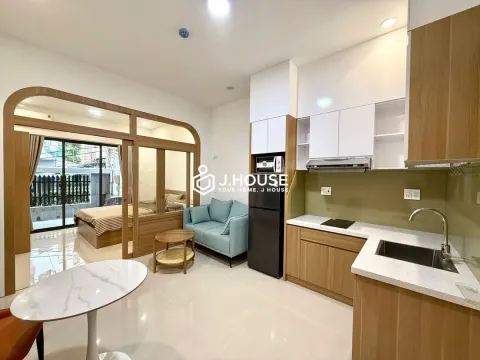 Modern 1-BR Apartment with Front Yard (G01) at Joo House Thao Dien