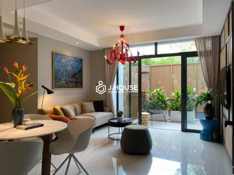2BR Apartment for Rent in D2 with Private Garden at Luxone Little Thao Dien