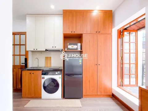 Studio for Rent with Balcony, Private Washing Machine D1 - QK