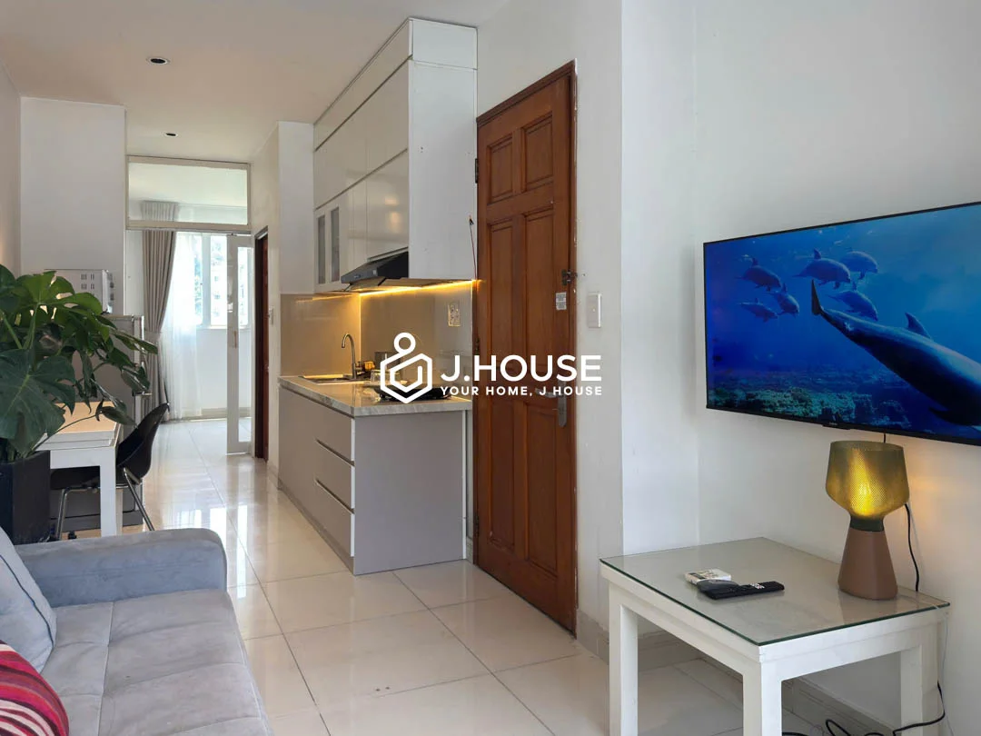Cozy 1-Bedroom Apartment For Rent in Tan Binh at Rose Apartment