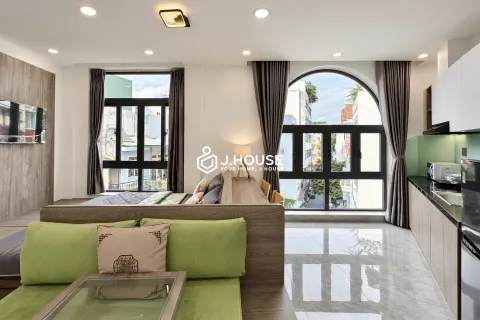 Bright Studio Apartment in Tan Binh For Rent - Joo House