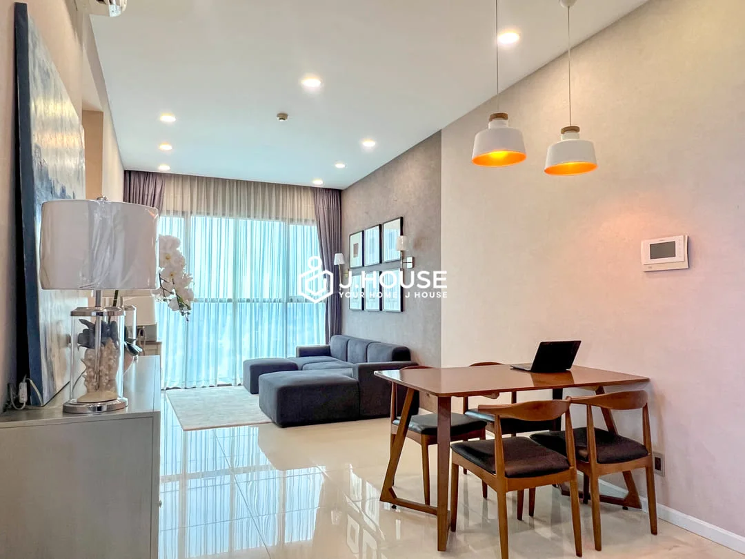 Modern 2BR apartment for rent The Ascent Thao Dien river view
