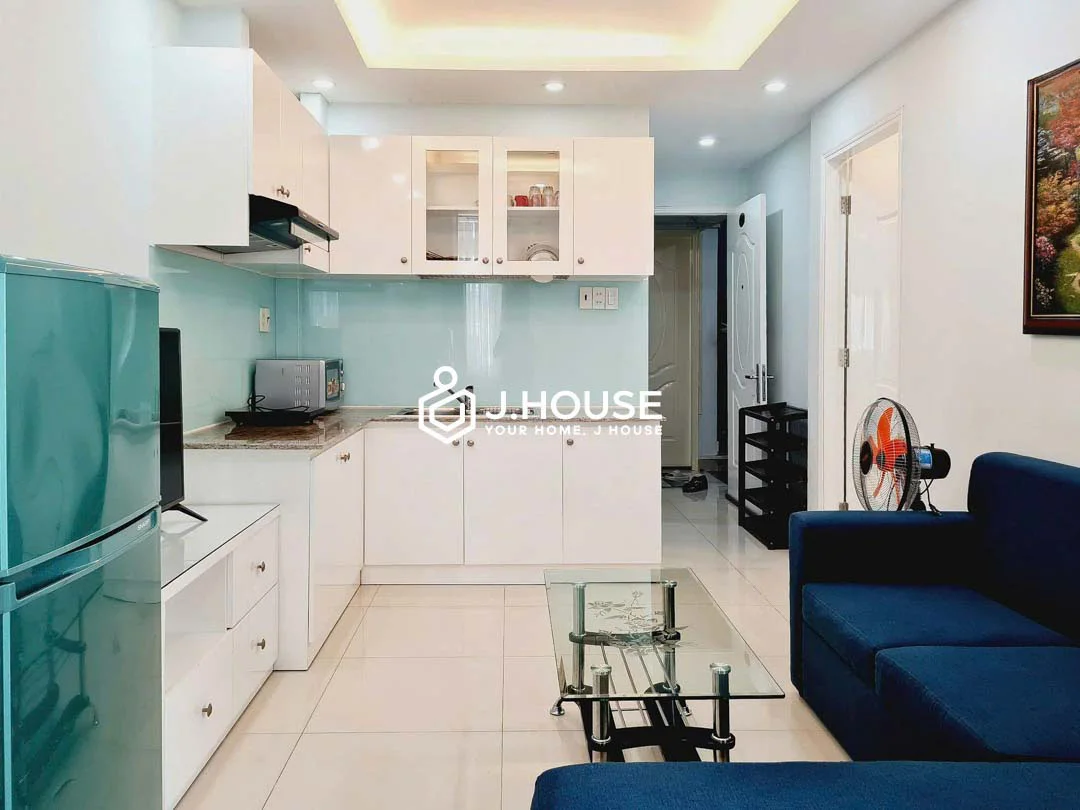 Cozy 1-Bedroom with Balcony For Rent in District 7 at Lan Apartment