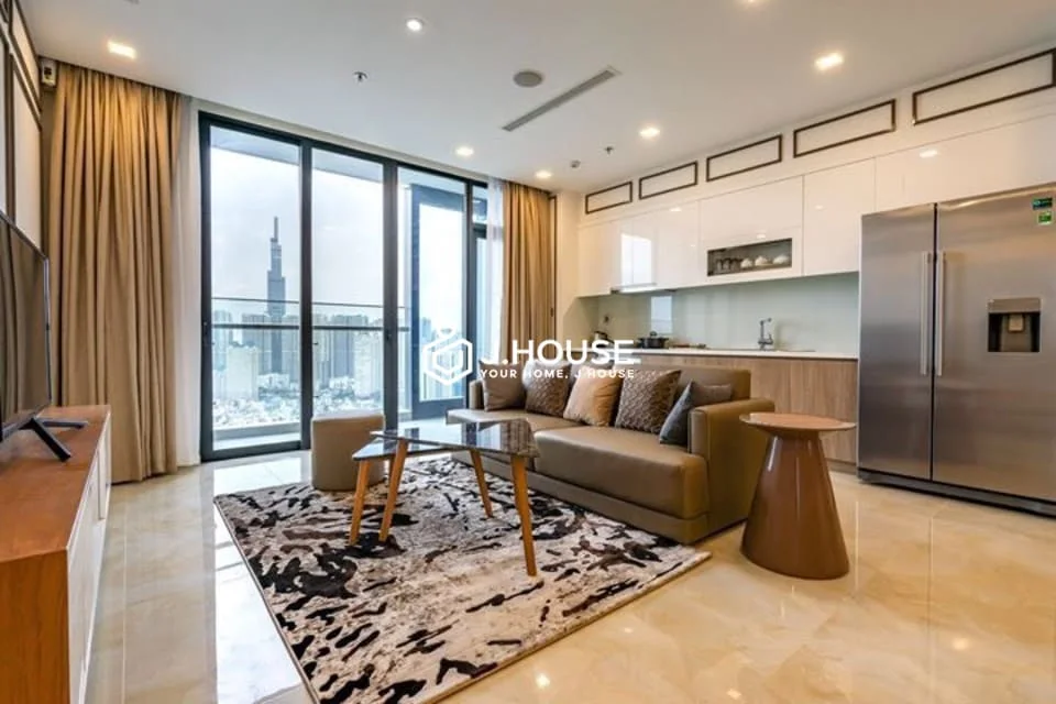 Luxury Corner 3BR Vinhomes Golden River Apartment for Rent, HCMC