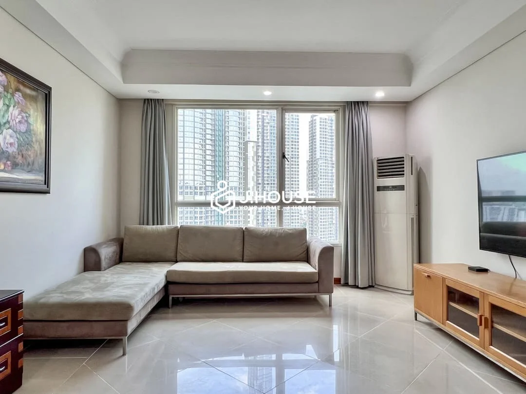Thuê căn hộ The Manor, 2PN Căn Góc Tầng 25 View Landmark 81