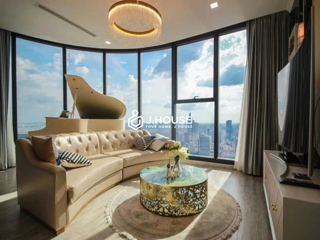 Opulent 4BR Penthouse Vinhomes Golden River for Rent | Sky Villa