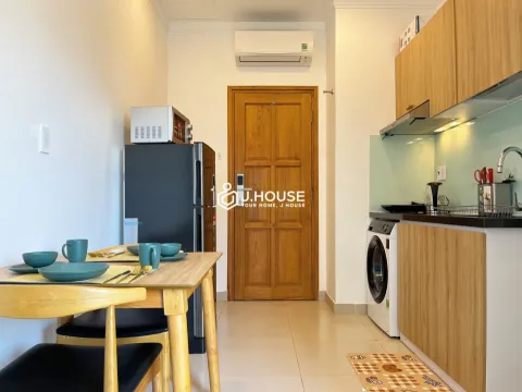 Affordable 1-BR Apartment with Balcony at Thanh Binh Apartment