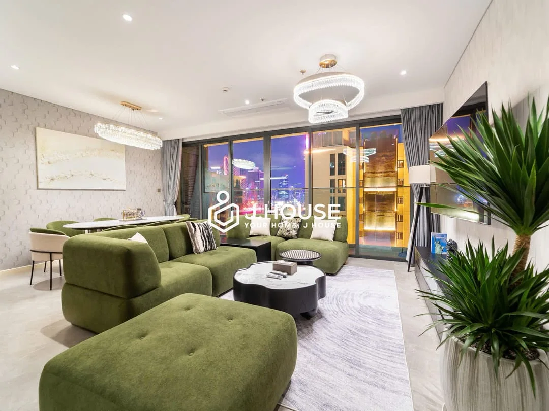 Cho Thuê Căn Hộ The Crest Residence 3PN Sang Trọng | View Landmark 81