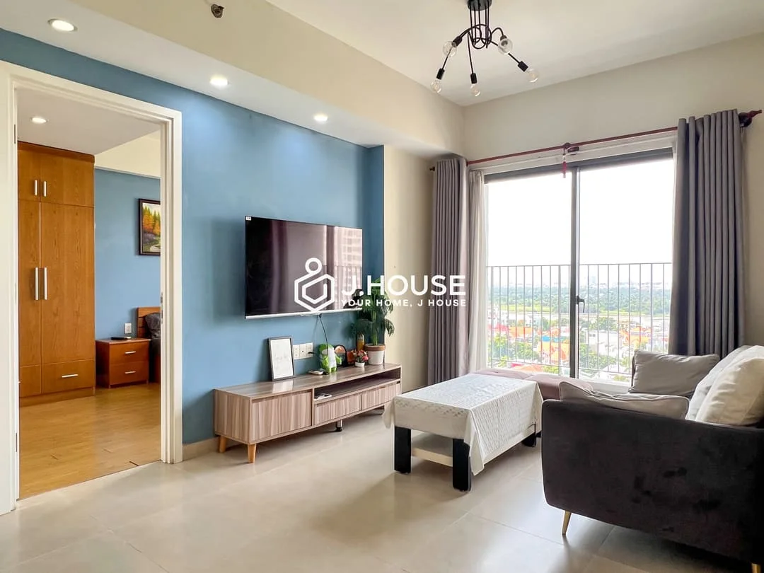 Cho Thuê Căn Hộ Masteri Thảo Điền 2PN Sáng Sủa | Tầng Cao View Đẹp