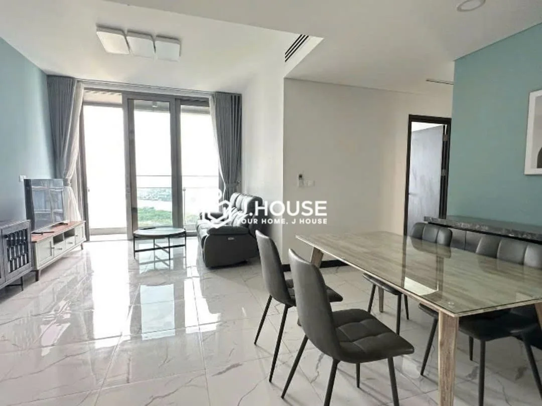 Modern 2BR Empire City Apartment for Rent | Tilia Tower River View