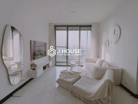 Serene 2BR Empire City Apartment for Rent | Linden Tower Creamy Style