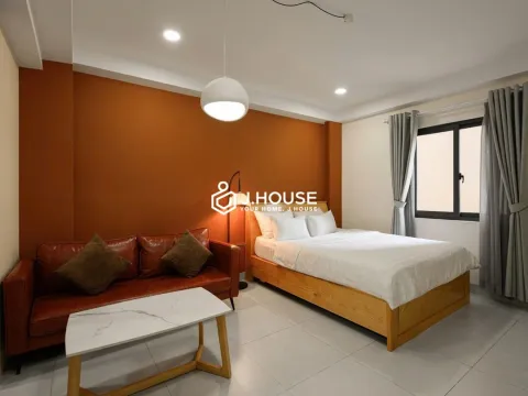 For Rent 1-BR Apartment with Bathtub, Washer at DKA Building HCMC