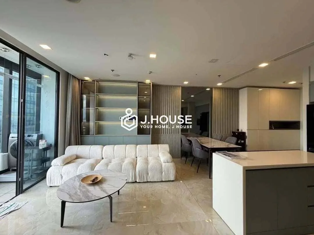Modern 2BR Vinhomes Golden River for Rent | High Floor River View