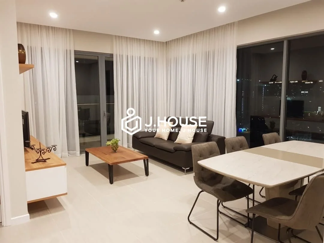 Radiant 3BR Diamond Island Apartment for Rent | Hawaii River View