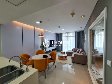 Elegant 1BR City Garden for Rent | Avenue Tower Open Plan