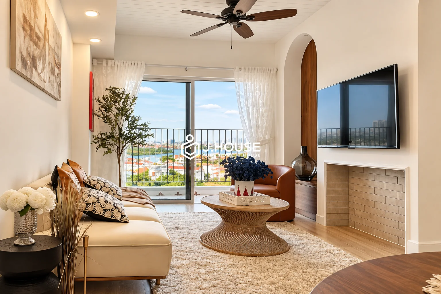 Elegant 2-BR Apartment at Masteri Thao Dien with Saigon River Views