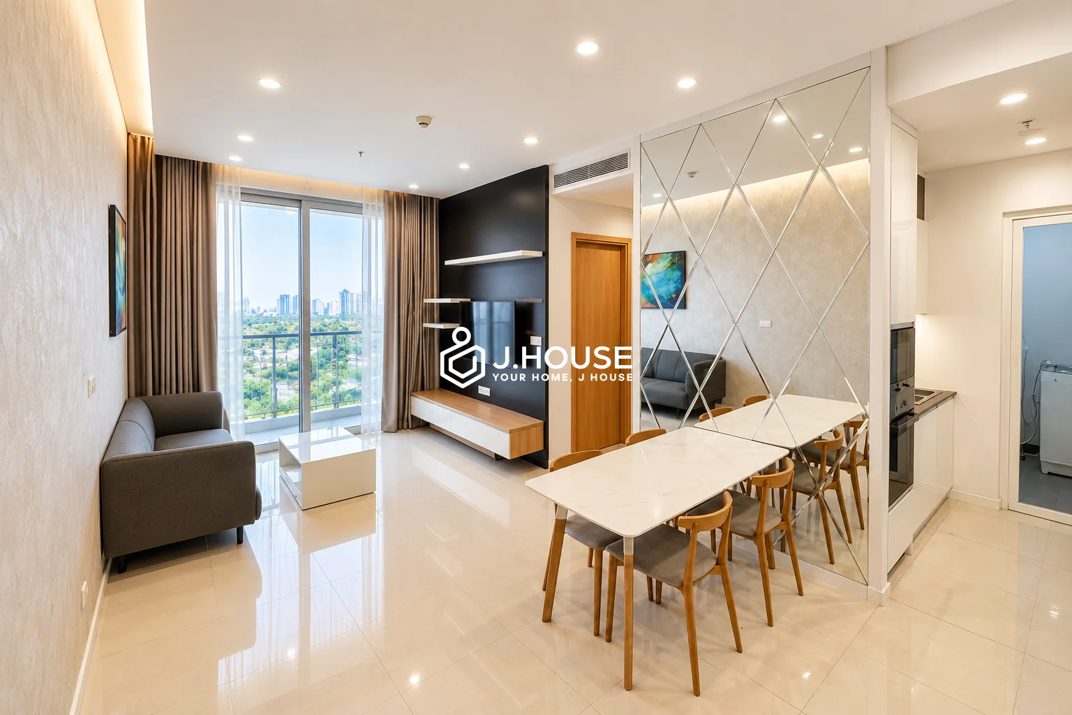 Căn hộ góc 2 phòng ngủ view công viên Sala tại Sarimi Sala Thủ Thiêm