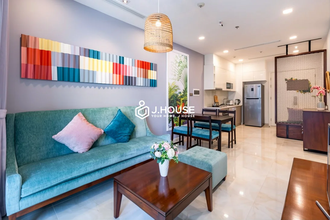 Cho Thuê Căn Hộ 1PN Phong Cách Indochine Tại Vinhomes Golden River