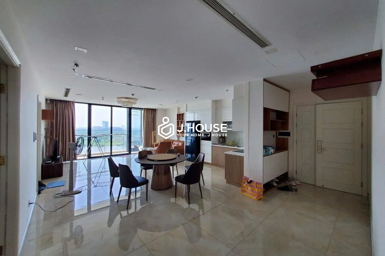 Cho Thuê Căn Hộ 3PN Rộng Rãi Tại Vinhomes Golden River, View Sông